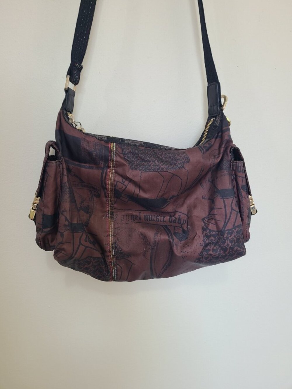 Y2K Gwen Stefani L.A.M.B. for LeSportsac Crossbody Bag Brown